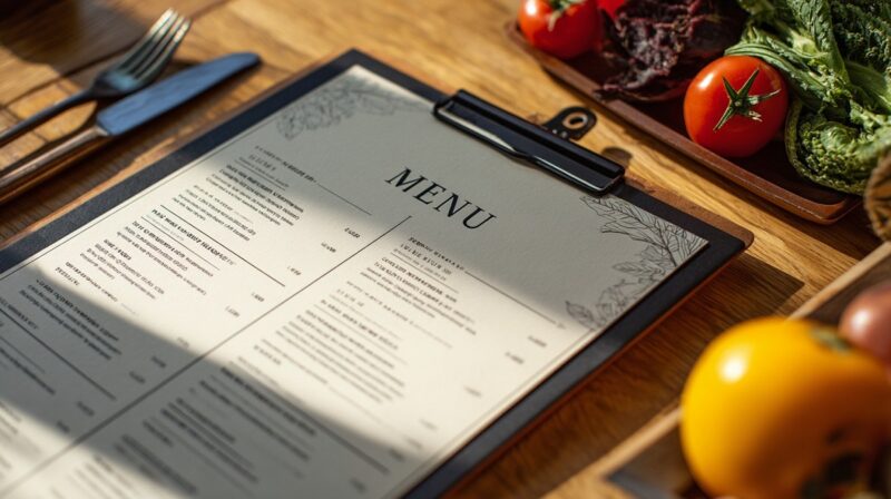 Menu Design Ideas